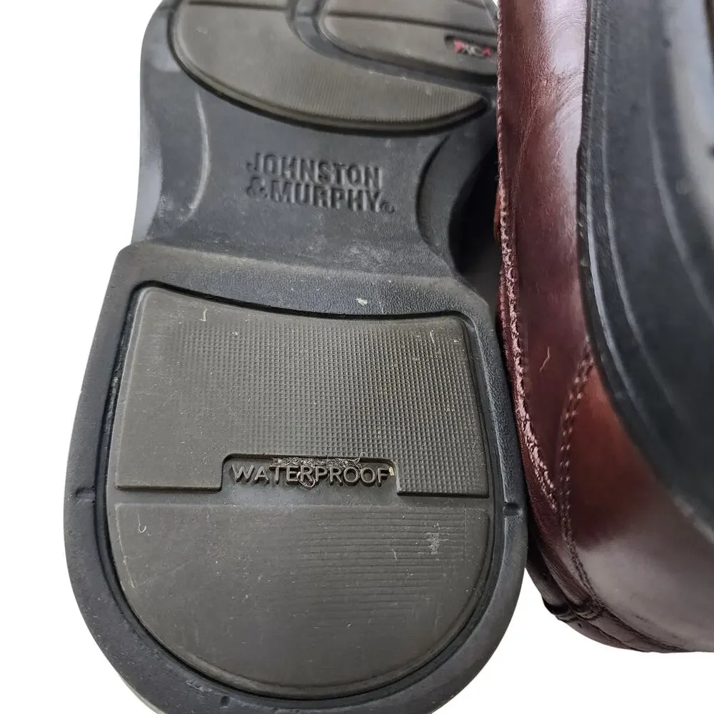Johnston & Murphy Mens Stanton XC4 Slip On Sheepskin Loafers Size 8.5 Waterproof
